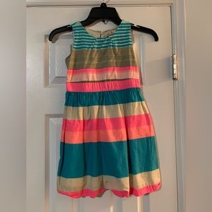 Arizona Girls Little Girls Multicolored Striped Dress Size 5